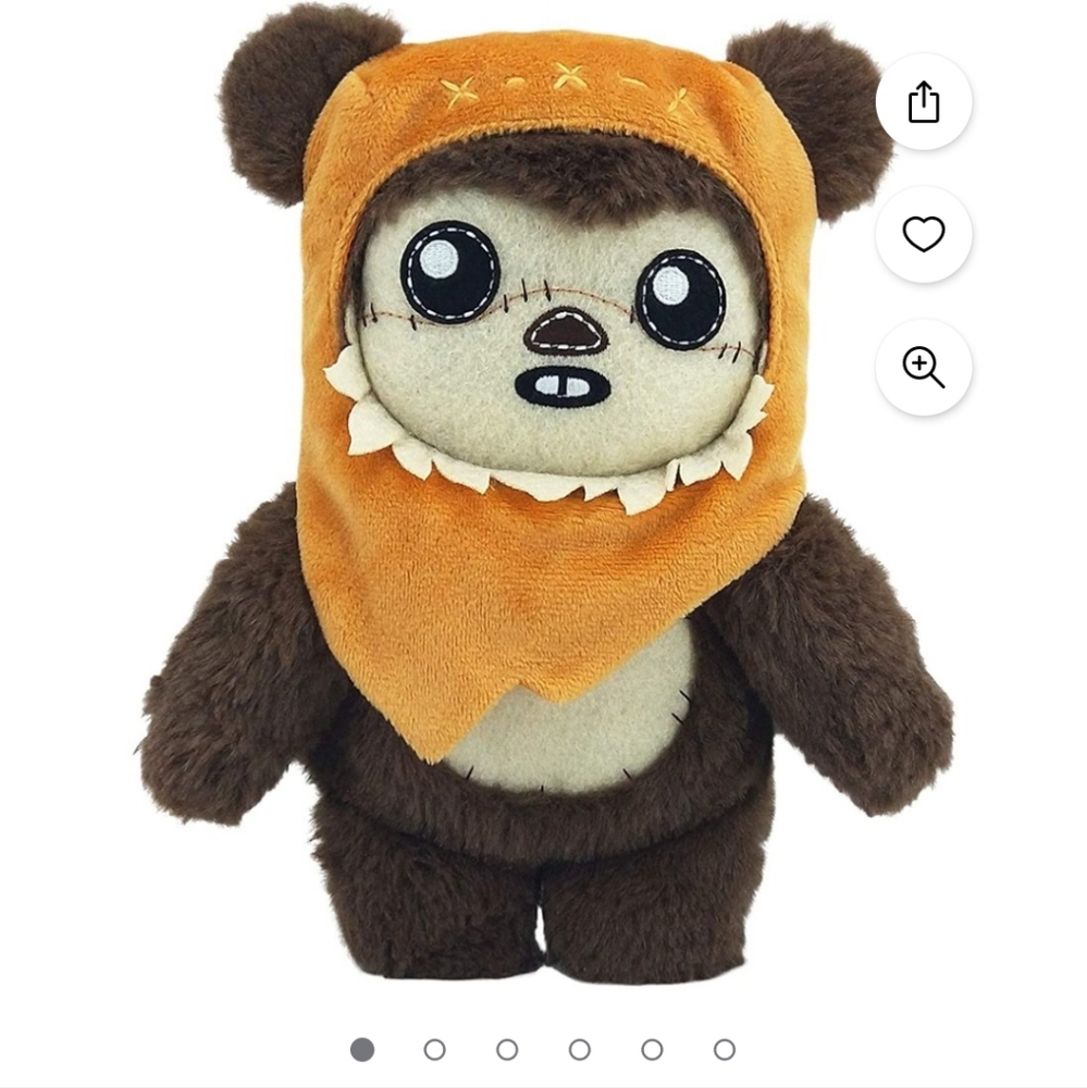 New with tags! Mattel Star Wars Galaxy's Edge Wicket Plush toy with sounds